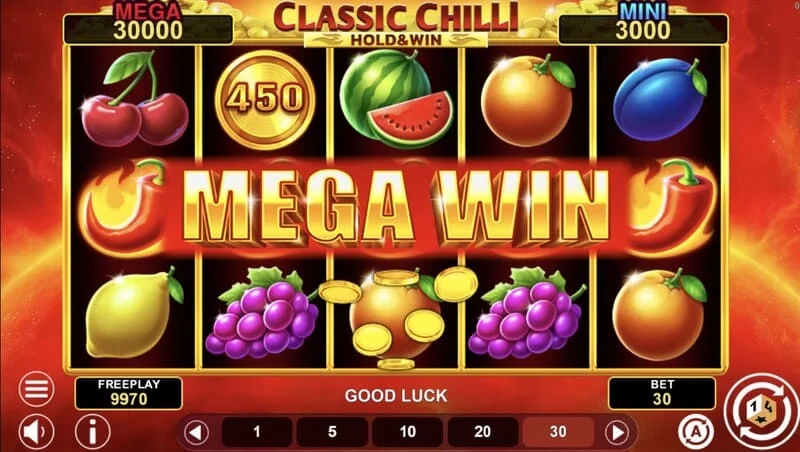 Classic Chilli Hold & Win - combinație câștigătoare în 243 de moduri