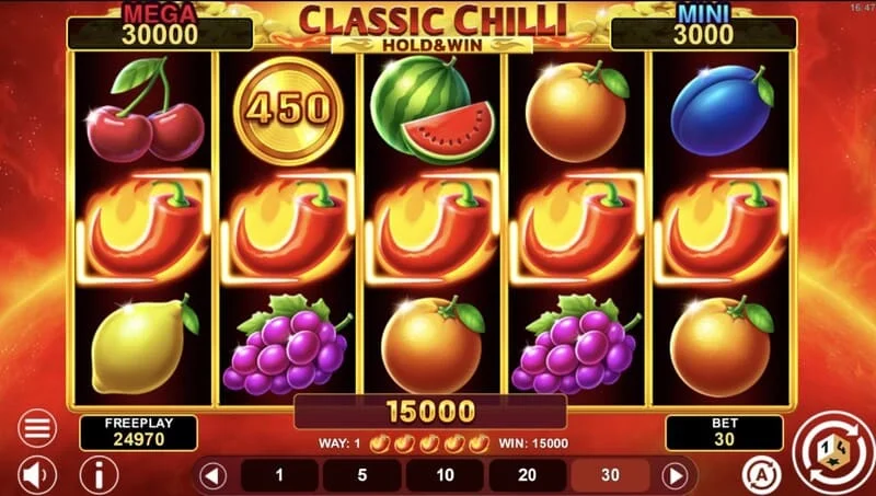 Classic Chilli Hold & Win - Jackpot fix pe simbol
